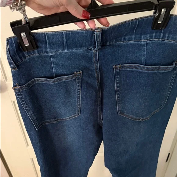 Forever 21 Dark Blue Flare Jeans - Picture 7 of 7